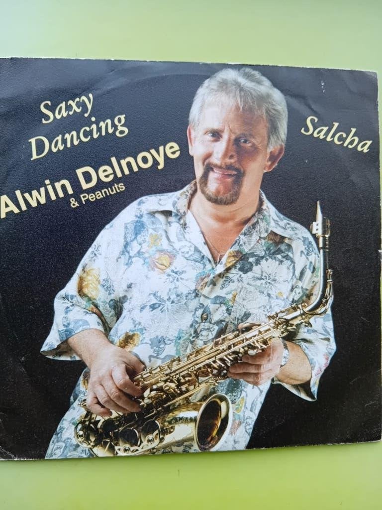 Alwin Delnoye & Peanuts - Saxy Dancing / Salcha 7 inch vinyl, Gebruikt, 7 inch, EP, Fotohoes