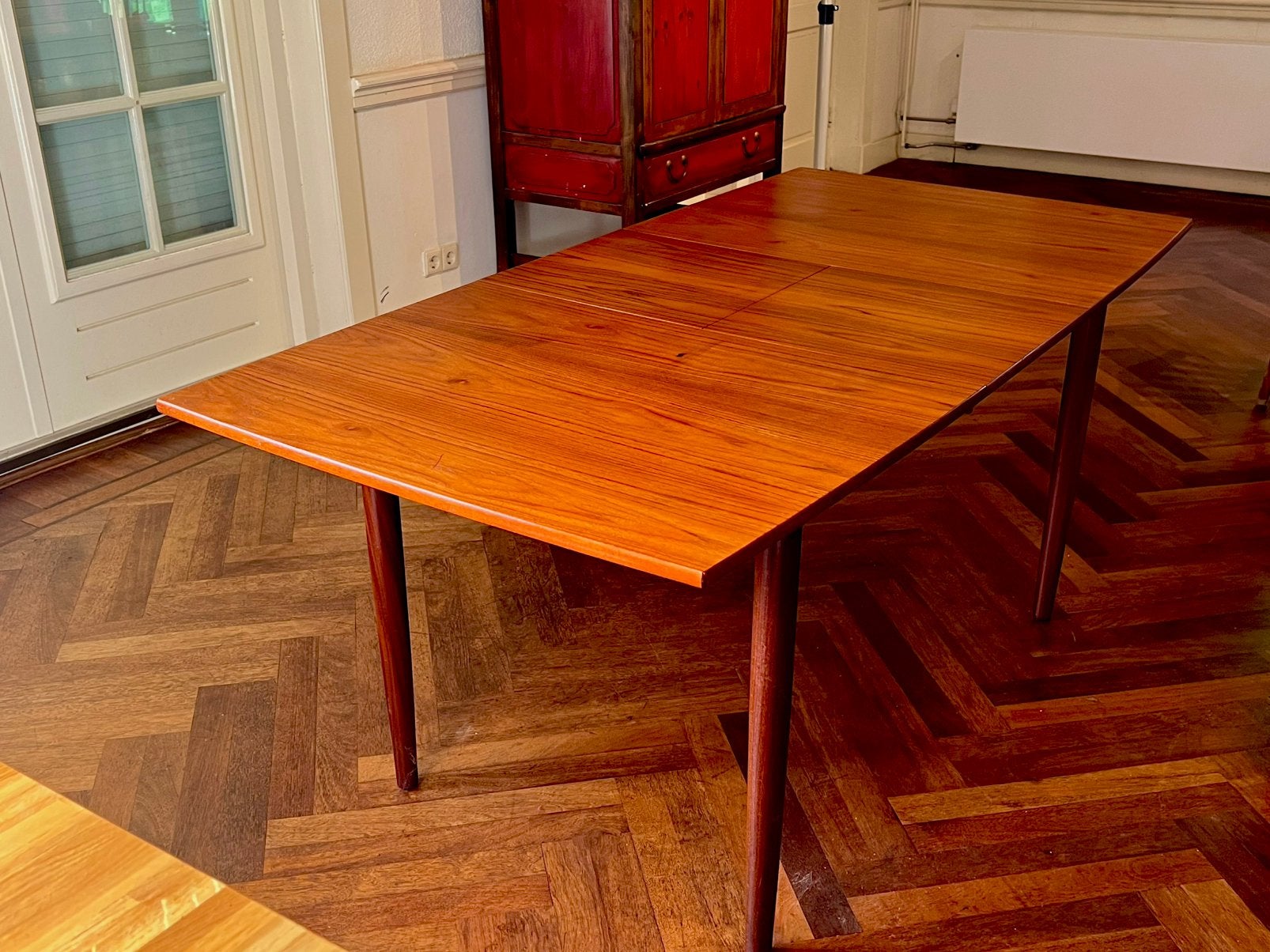 Vintage Teak Eettafel - Uitschuifbaar, Ophalen