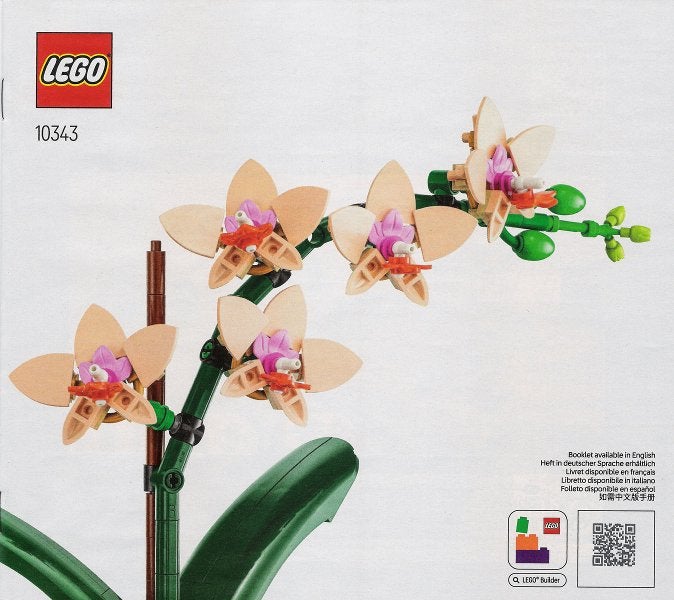 Lego | Bloemenreeks | Miniorchidee | 10343, Lego, Overige thema's, Nieuw, https://legohouse.com/en-gb/info/contact-us/