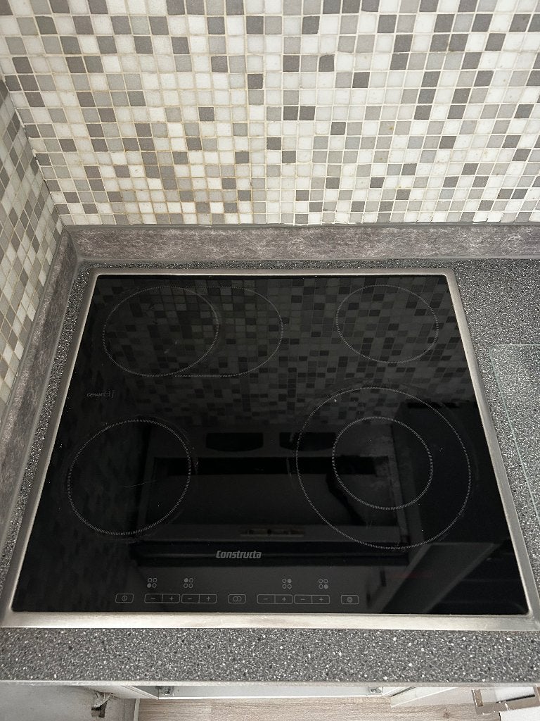 Inductie kookplaat inbouw, Ophalen, Gebruikt, 4 kookzones, Inbouw