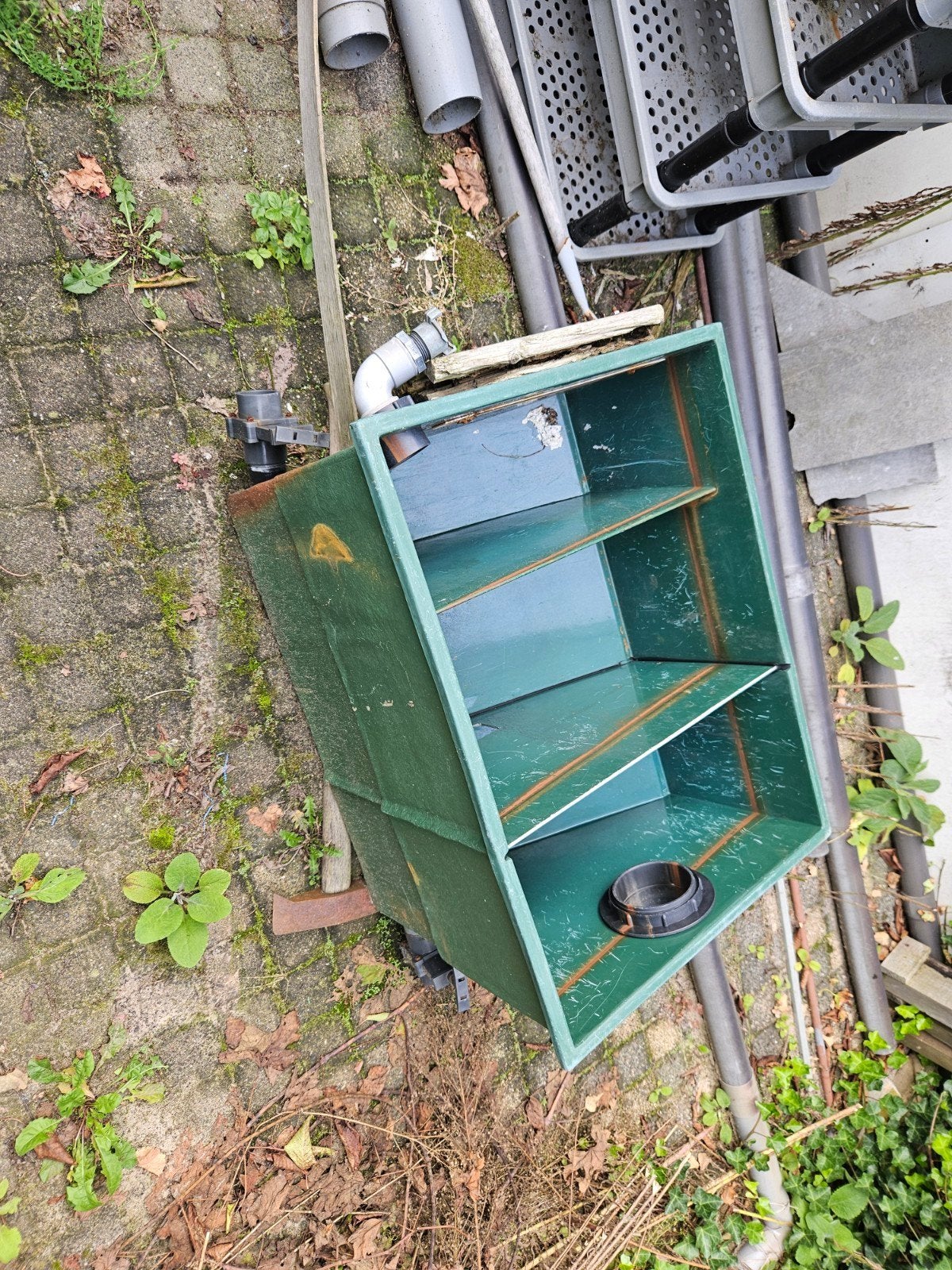 Vijverfilter met UV-licht en benodigdheden, Ophalen, Gebruikt, Vijverfilter