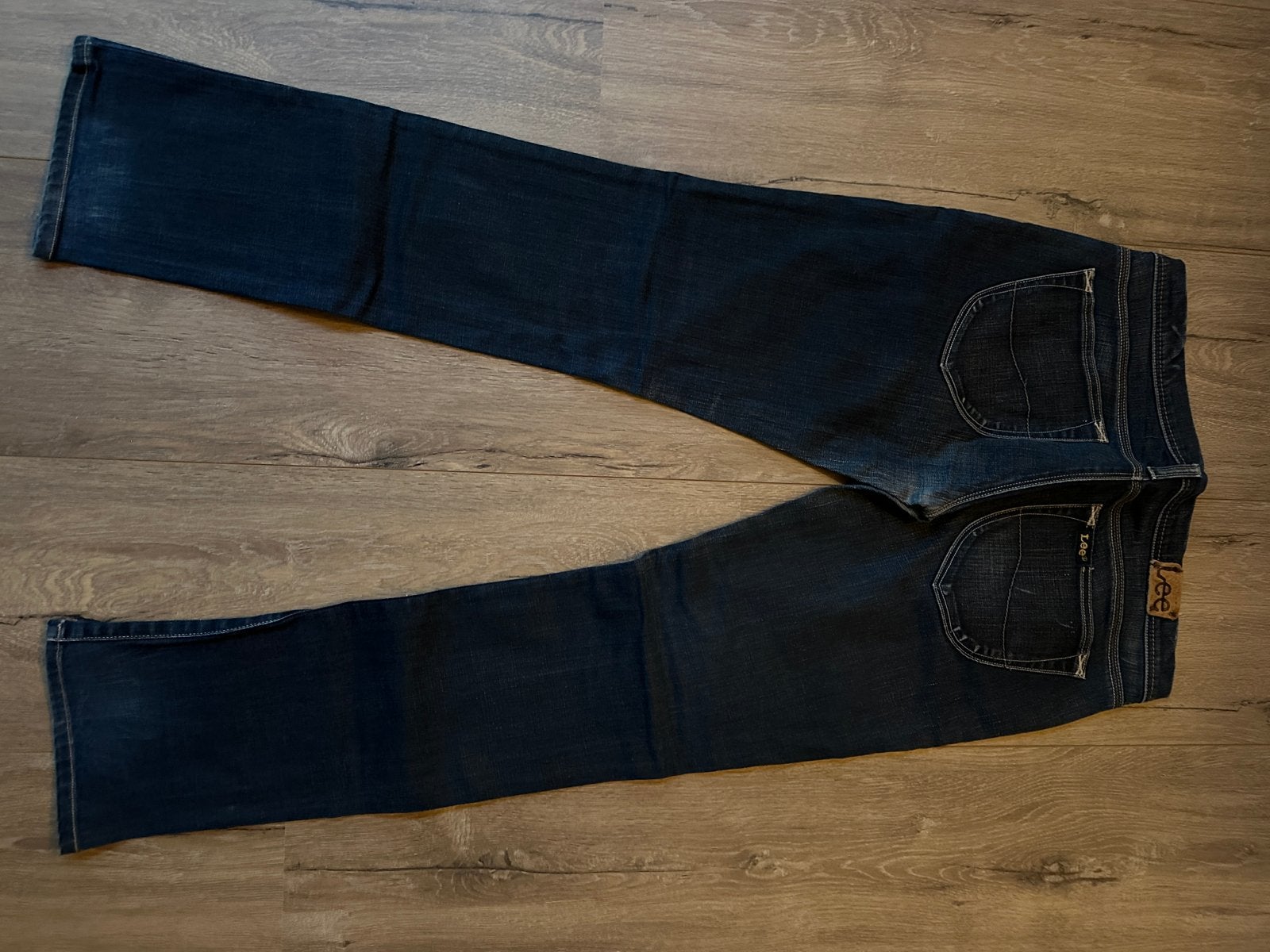 Lee Lynn Jeans W32 L33 - Donkerblauwe Damesjeans, Ophalen of Verzenden, Gedragen, Blauw, W30 - W32 (confectie 38/40)