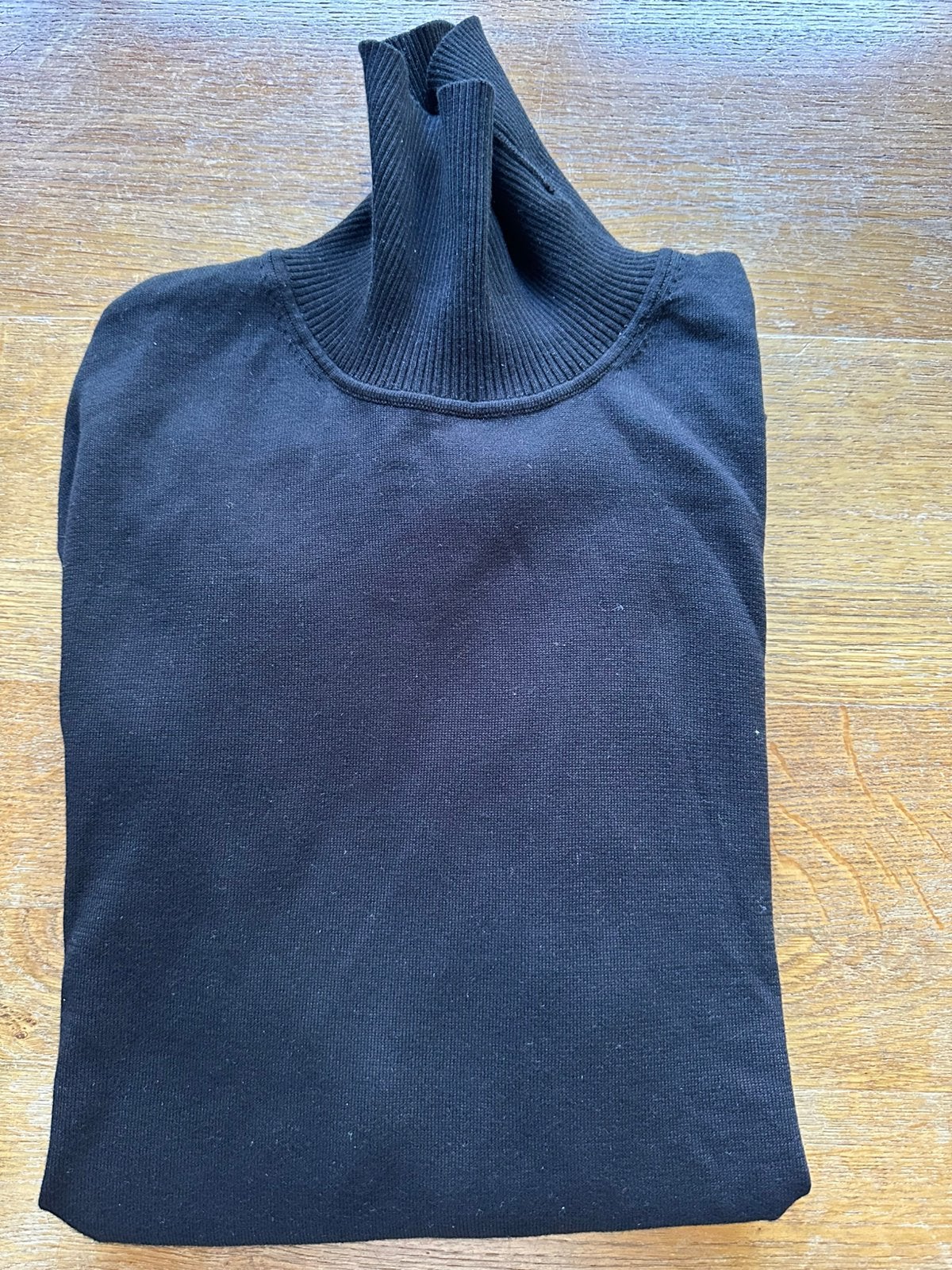 Zwarte coltrui in prima conditie, Ophalen of Verzenden, Zo goed als nieuw, Maat 56/58 (XL), Zwart