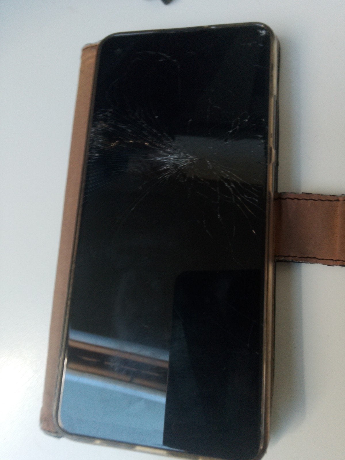 Samsung Galaxy A21s met gebarsten scherm, Ophalen, Gebruikt, Blauw, Zonder simlock