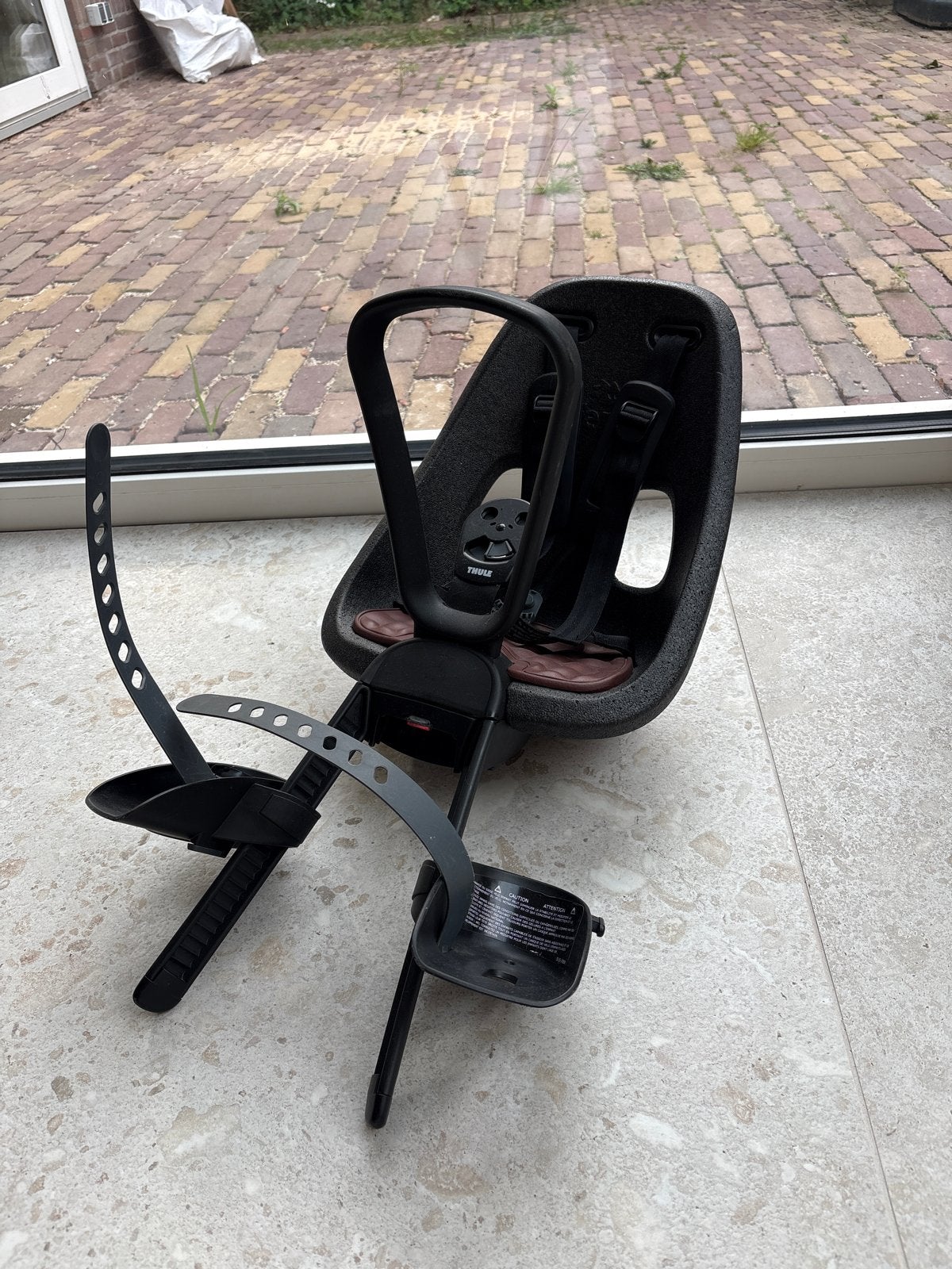 Thule Yepp Nexxt Mini Fietsstoeltje - Voorzitje, Voetsteuntjes, Ophalen of Verzenden, Zo goed als nieuw, Voorzitje