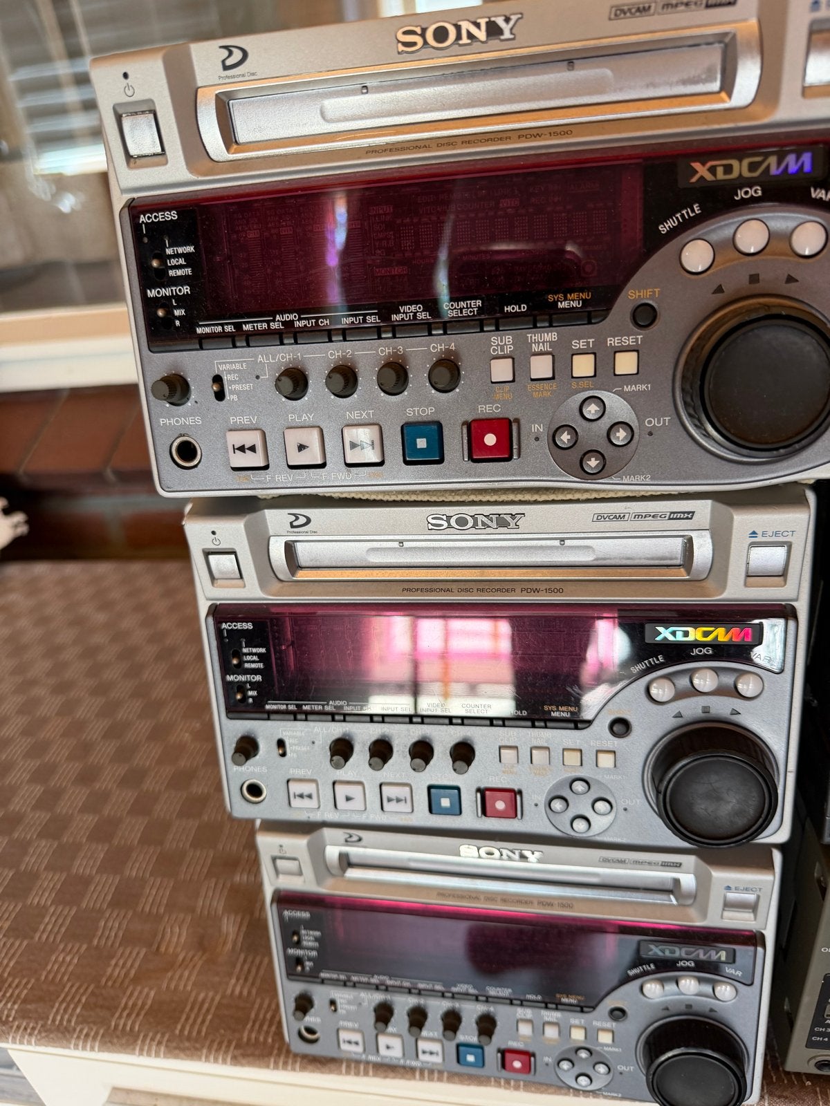 Sony PDW-1500 XDCAM Professional Disc Recorder, Ophalen of Verzenden, Gebruikt, Video