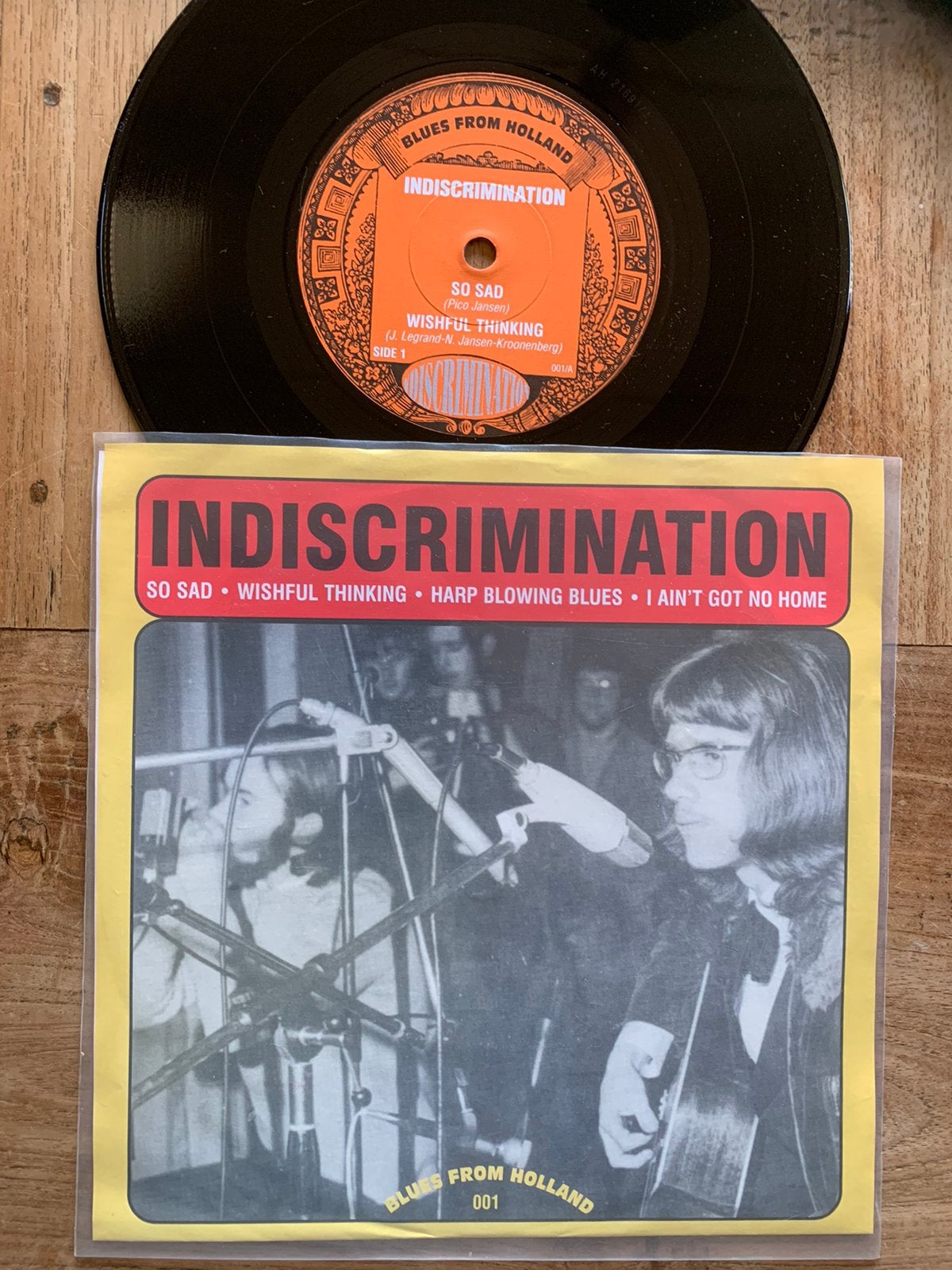 Nederblues Blues from Holland Indiscrimination EP nieuwstaat, Ophalen of Verzenden, Zo goed als nieuw