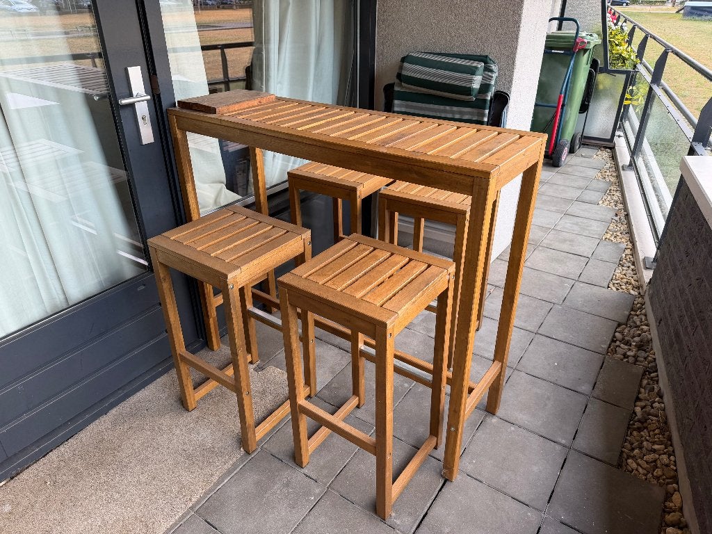 tuinmeubel Nammaro (ikea), Ophalen, 4 zitplaatsen, Gebruikt, Teakhout