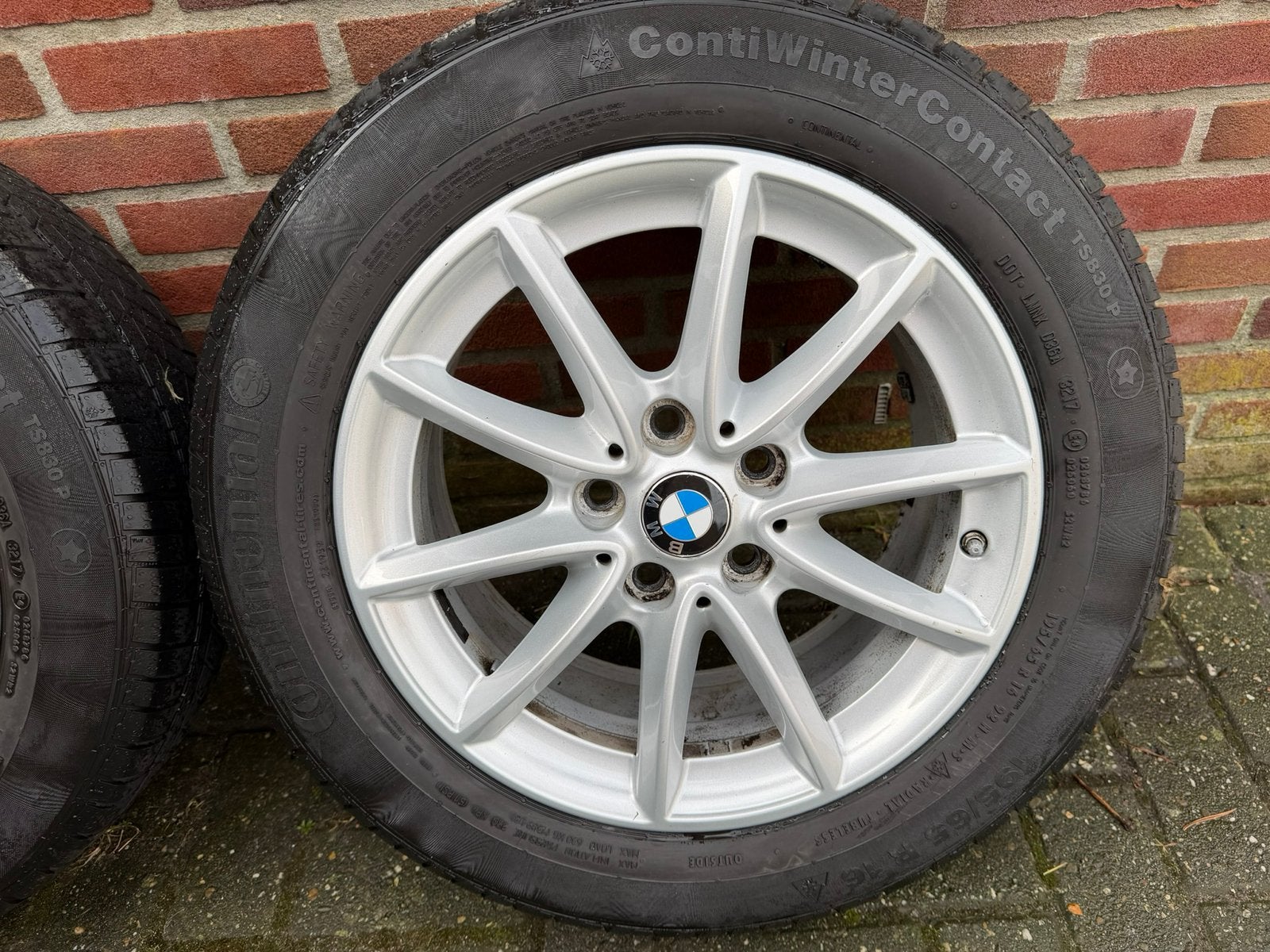 Set velgen met winterbanden voor BMW, Ophalen, Gebruikt, 16 inch, Banden en Velgen
