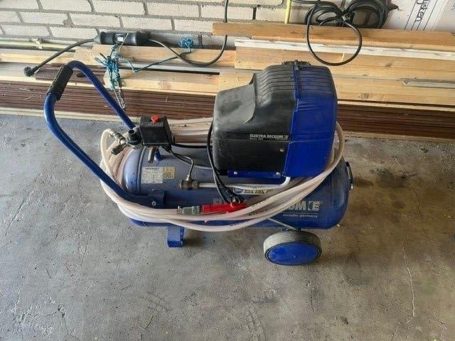 Metabo compressor basic 265, Doe-het-zelf en Verbouw, Ophalen, 6 tot 10 bar, Zo goed als nieuw, 25 tot 100 liter