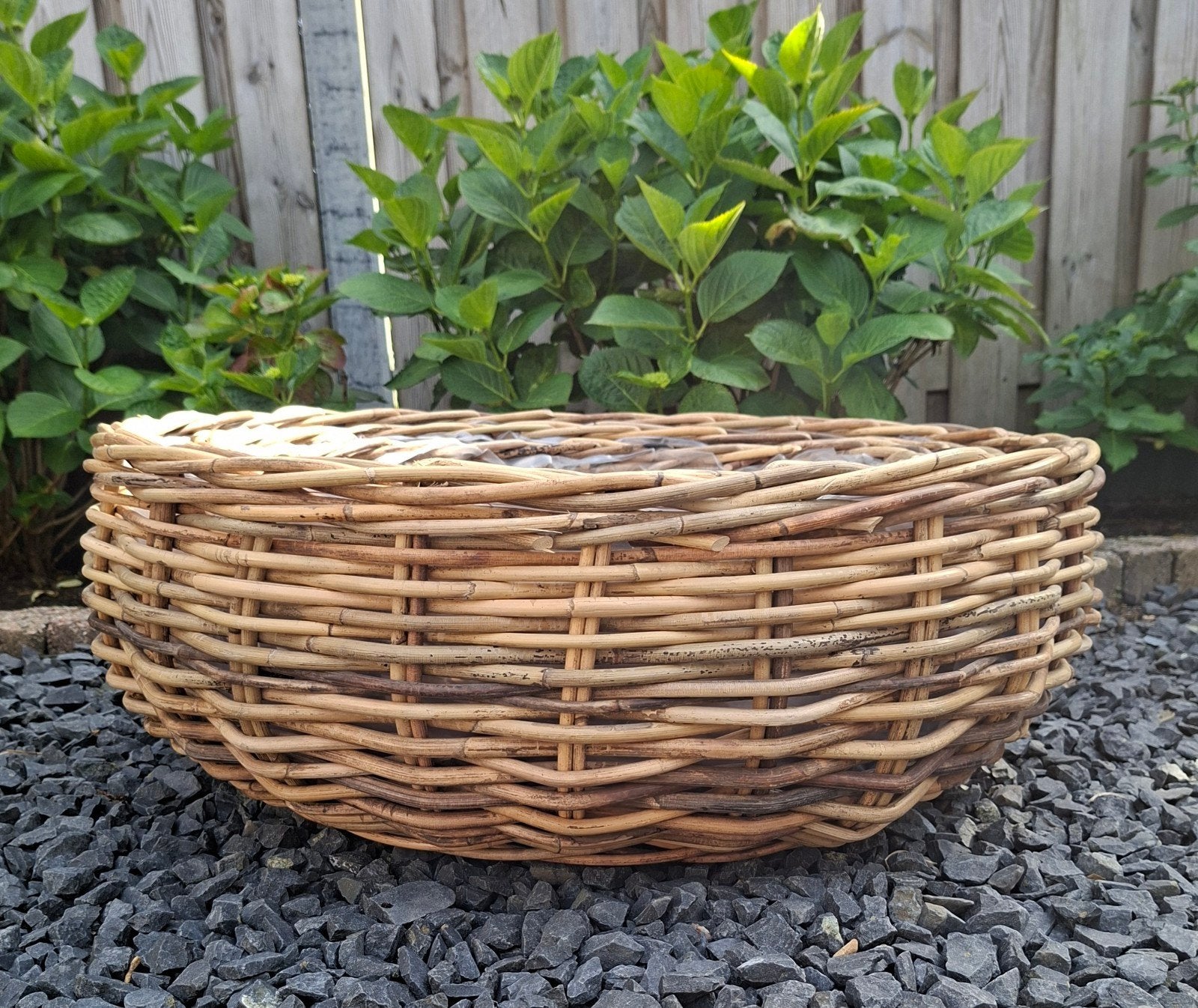 Mega Grote rotan mand D70 Tuinmand rieten plantenmand basket, Ophalen, Overige materialen, Minder dan 30 cm, Rond