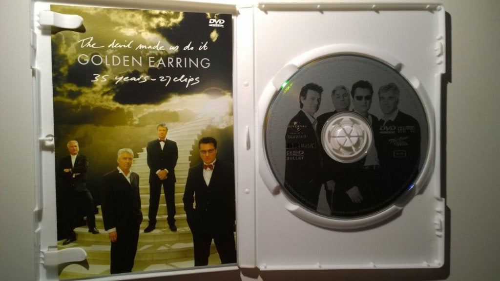 Golden Earring - The Devil Made Us Do It 35 Years (DVD), Alle leeftijden, Ophalen of Verzenden, Zo goed als nieuw