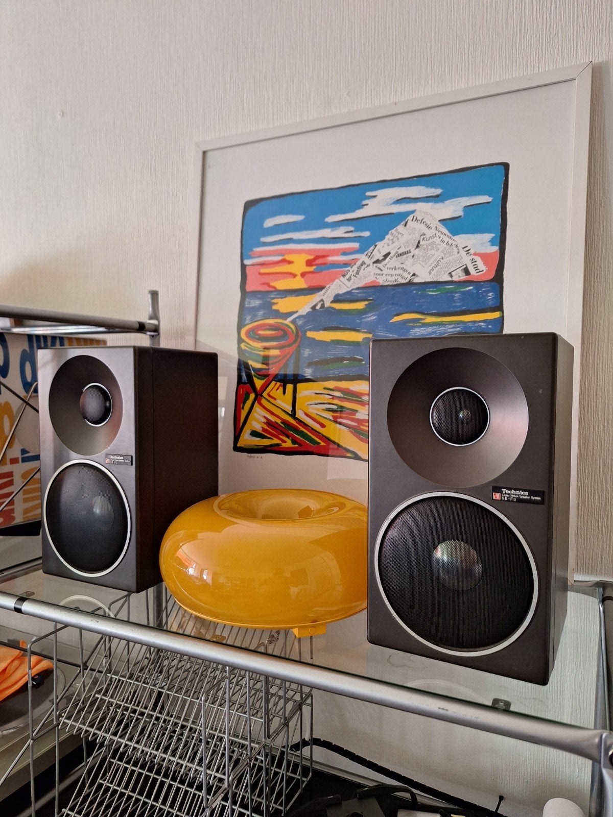 Technics SB-F3 2-weg speakersysteem, Audio, Tv en Foto, Ophalen of Verzenden, Gebruikt, 60 tot 120 watt, Boekenplank luidspreker