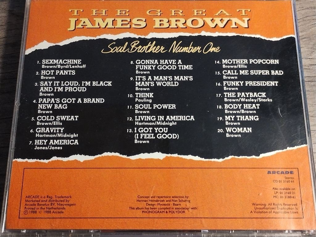 James Brown - The Great James Brown, Ophalen of Verzenden, Gebruikt, Soul