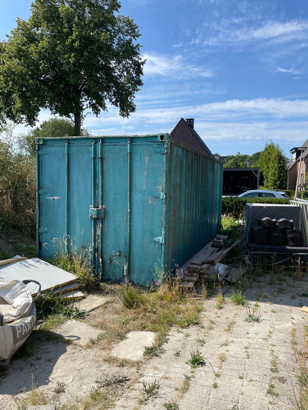 20ft opslagcontainer / zeecontainer, Ophalen, Gebruikt