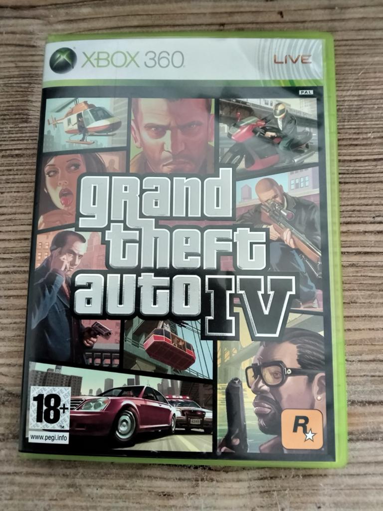 Grand Theft Auto IV (GTA 4) Xbox 360 - Inclusief handleiding, Avontuur en Actie, Online, Gebruikt, Vanaf 18 jaar