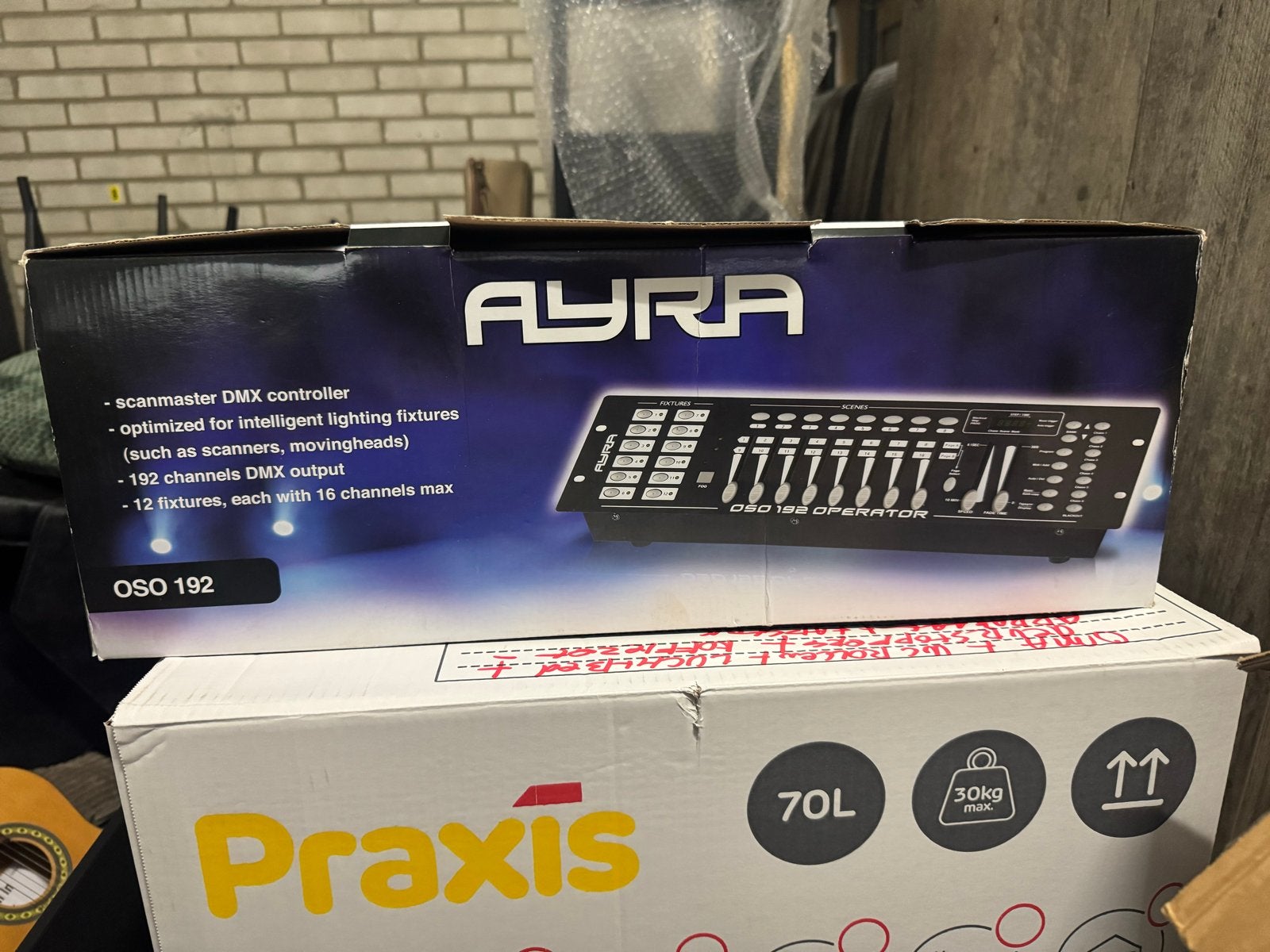 Ayra OSO 192 DMX Controller - Scanmaster, Ophalen of Verzenden, Zo goed als nieuw, Licht