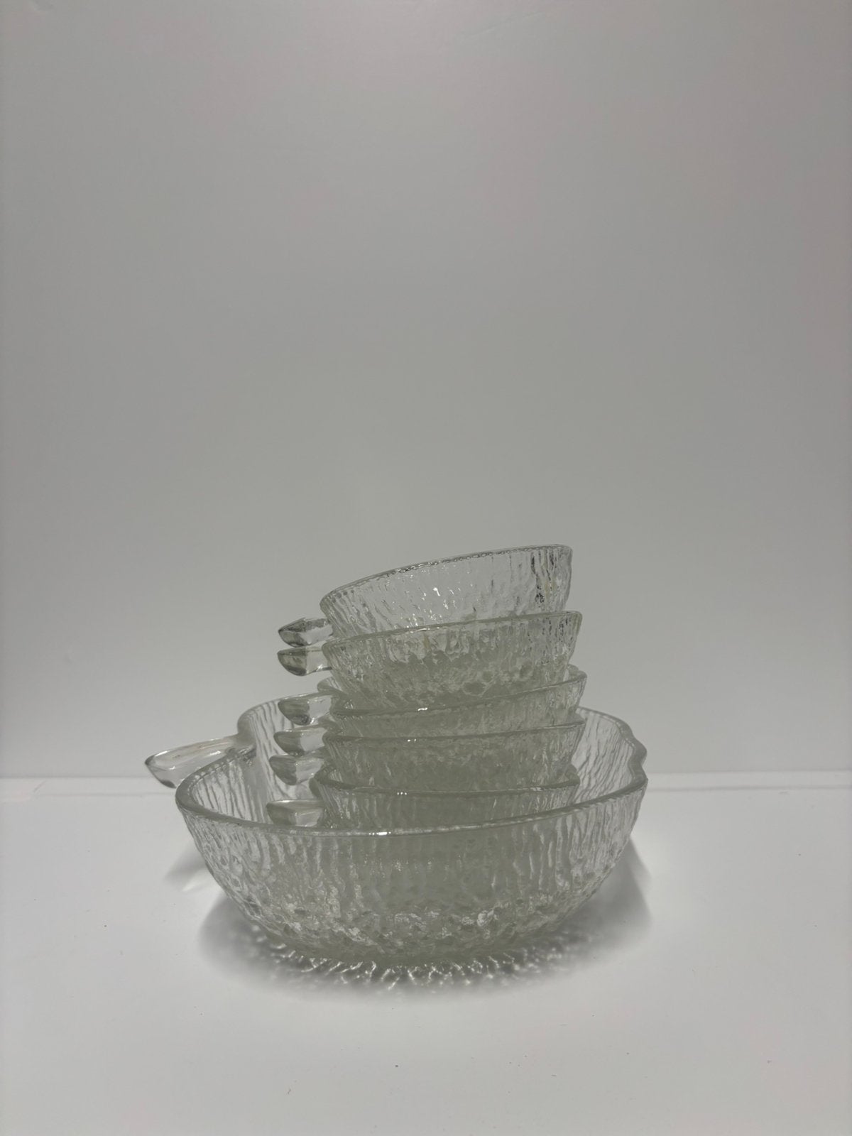 Vintage Covetro glazen schalen set appel, Ophalen of Verzenden