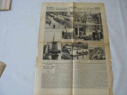 Leidsch Dagblad Tweed blad 10 juni 1940., Verzamelen, Ophalen of Verzenden, 1940 tot 1960, Krant