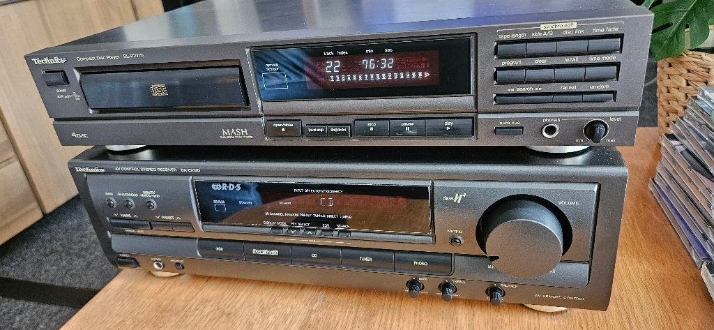 Technics audio set met AB, Ophalen, Gebruikt, Tuner of Radio, Overige merken