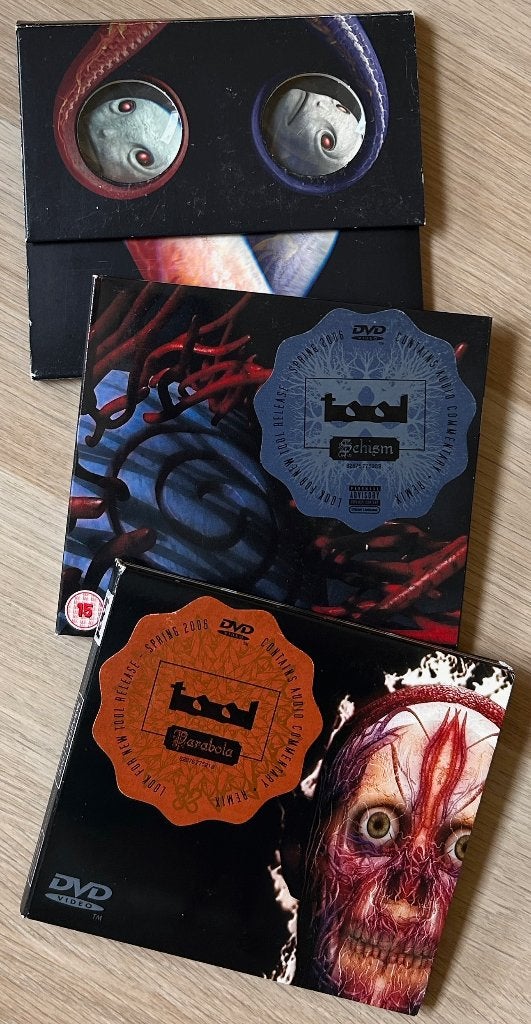 TOOL - Vicarious & Parabola & Schism ( 3 DVD maxi's ), Progressive metal, Met bonustracks, Overige typen, Ophalen of Verzenden