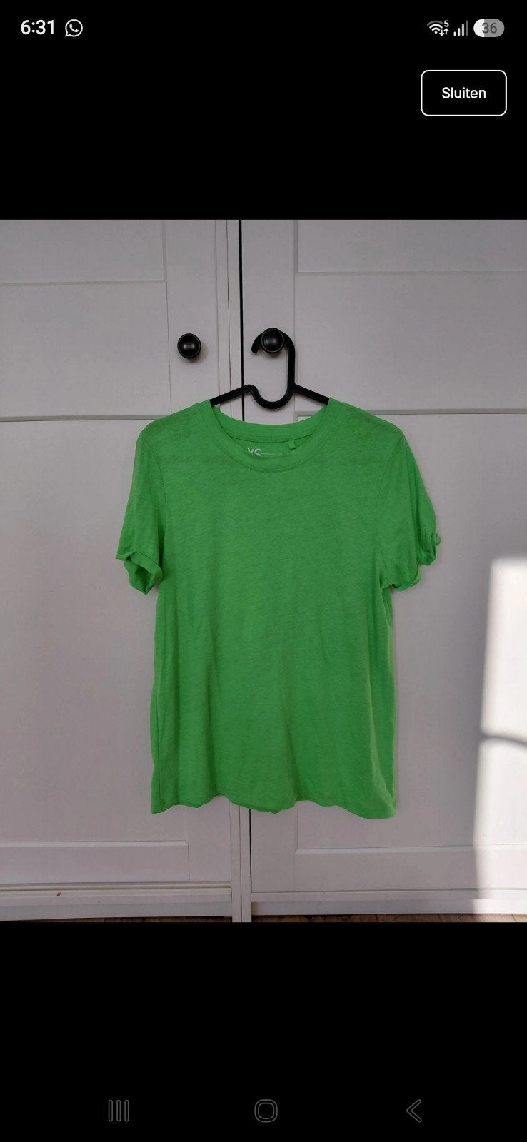 Groen shirt x New Yorker, Nieuw, New Yorker, Ophalen of Verzenden, Korte mouw