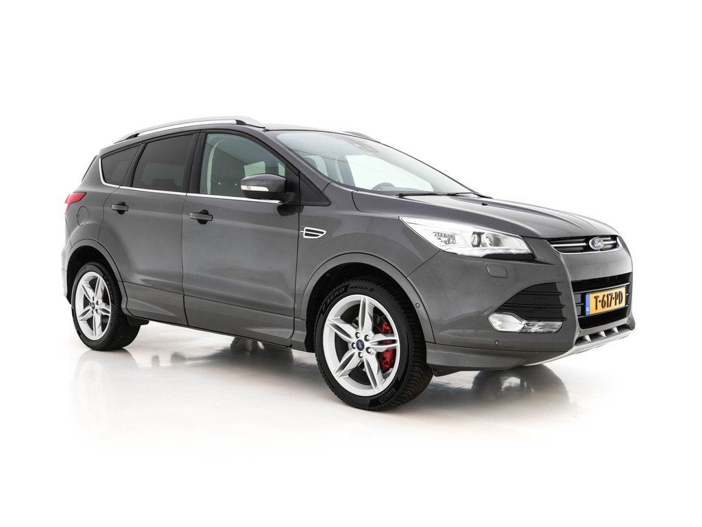 Ford Kuga 1.5 Titanium AWD Aut.*LEATHER-FABRIC | XENON | SON, Auto's, Ford, Automaat, 4 cilinders, 1850 kg, 1586 kg
