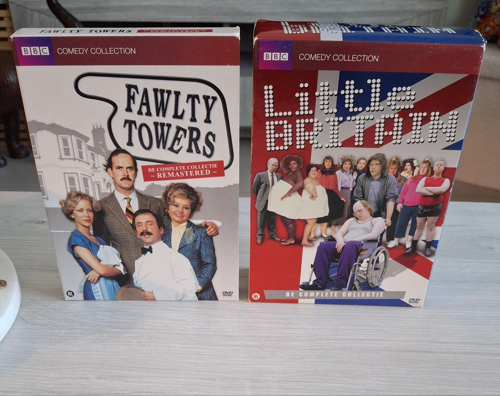 Complete serie little Britain + fawlty towers + inspector m, Cd's en Dvd's, Alle leeftijden, Ophalen of Verzenden, Zo goed als nieuw