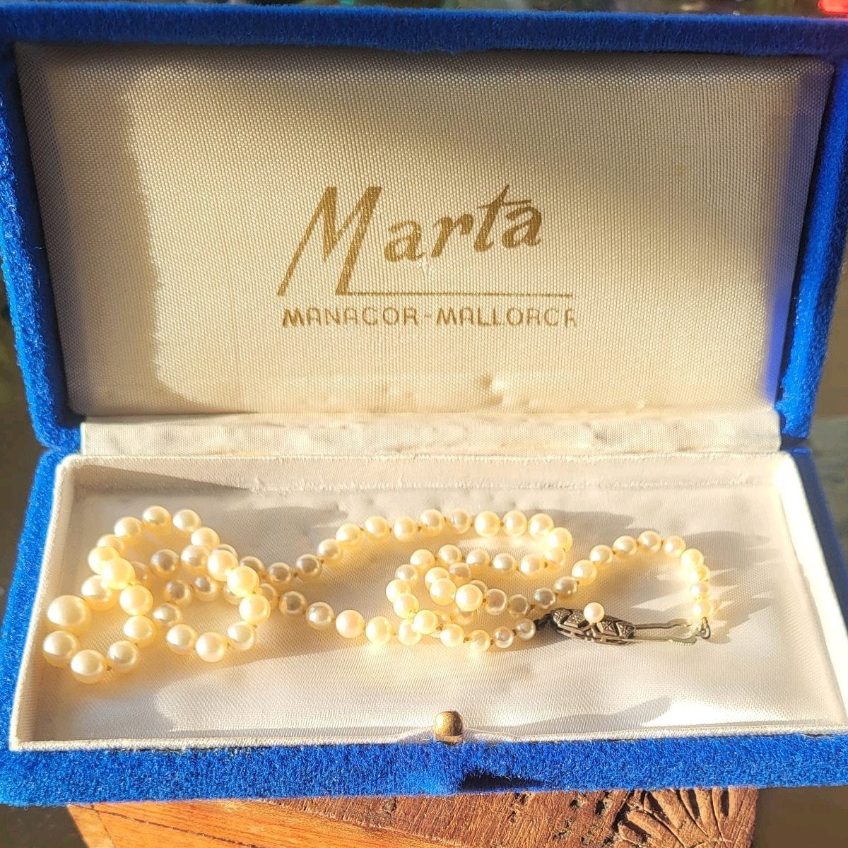 Vintage/Mallorca/Parelketting/Collier, Ophalen of Verzenden