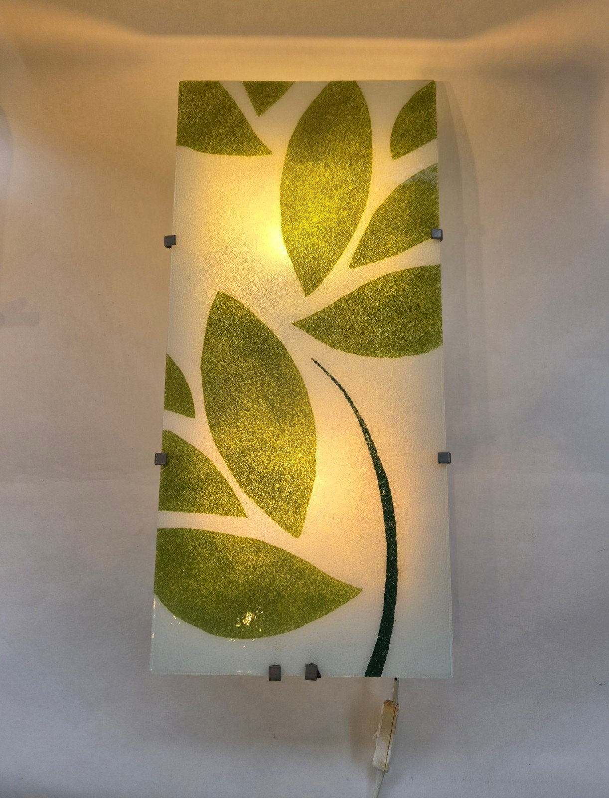 Vintage IKEA Gyllen Wandlamp, Ophalen of Verzenden, Zo goed als nieuw, Glas