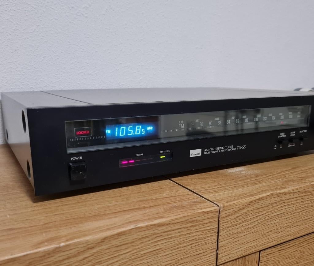 Sansui TU-S5 tuner . Incl originele handleiding, Ophalen, Gebruikt