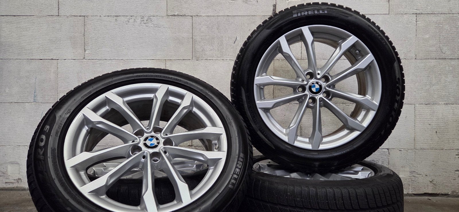 19" BMW 691 X3 X4 G01 G02 orig velgen RFT winterbanden TPMS, Auto-onderdelen, 19 inch, Banden en Velgen, C, V