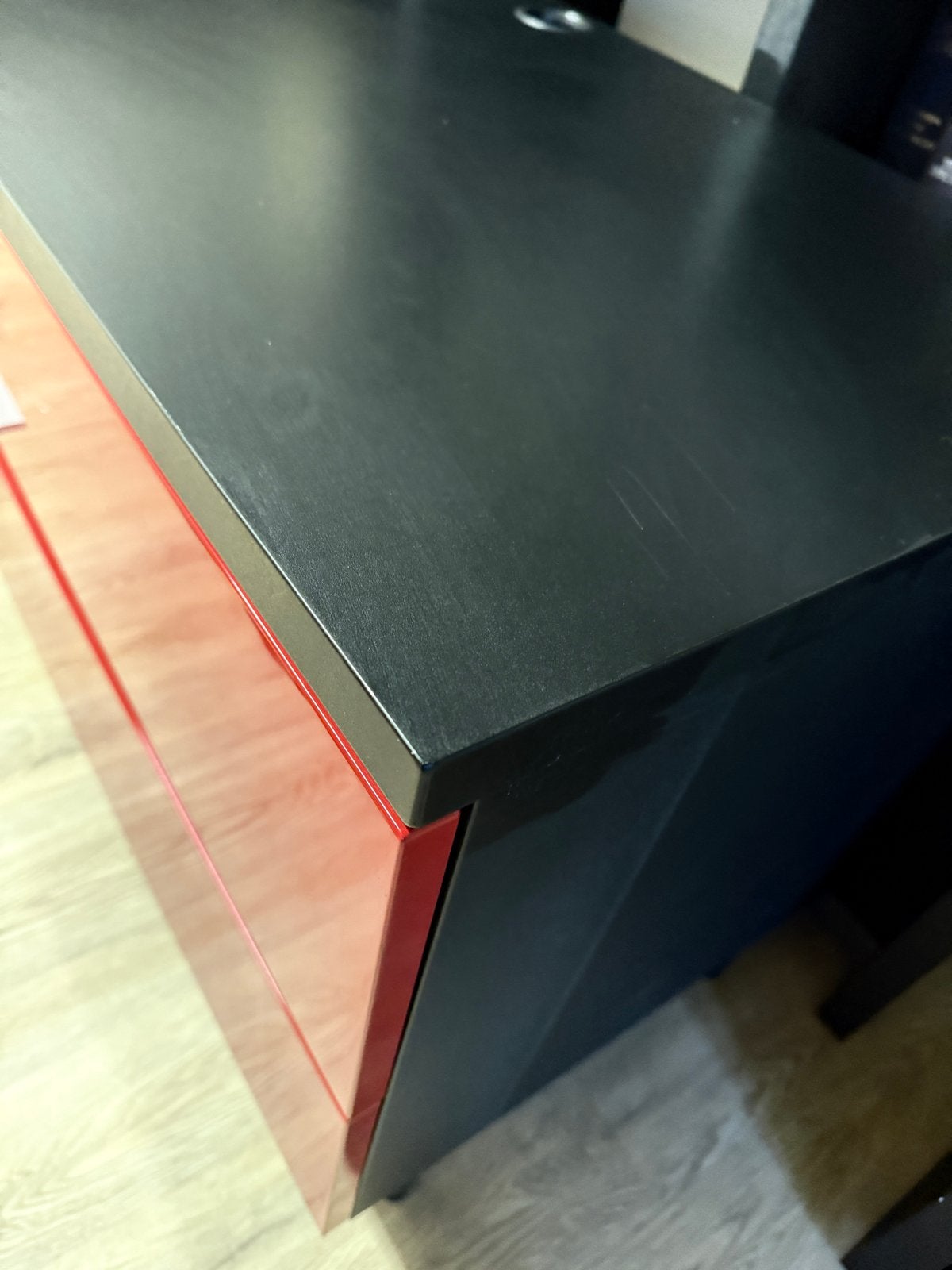 Moderne TV-meubel  interstar met opbergruimte en planken, Ophalen, Gebruikt, 200 cm of meer, Met lade(s)