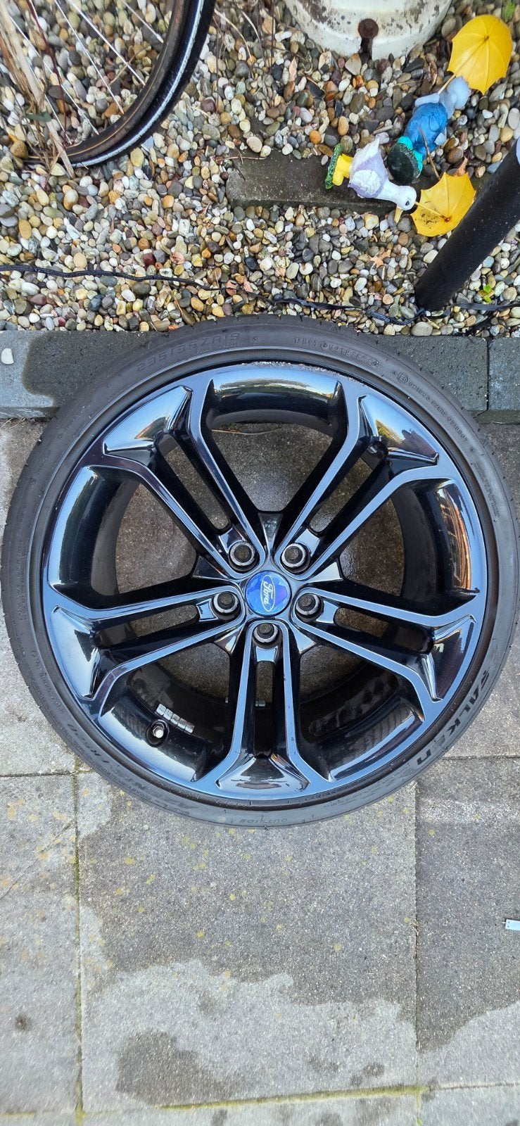 4x Originele 19inch Ford Focus ST MK3.5 Velgen met Banden, Auto-onderdelen, Banden en Velgen, 19 inch, Gebruikt, Banden en Velgen