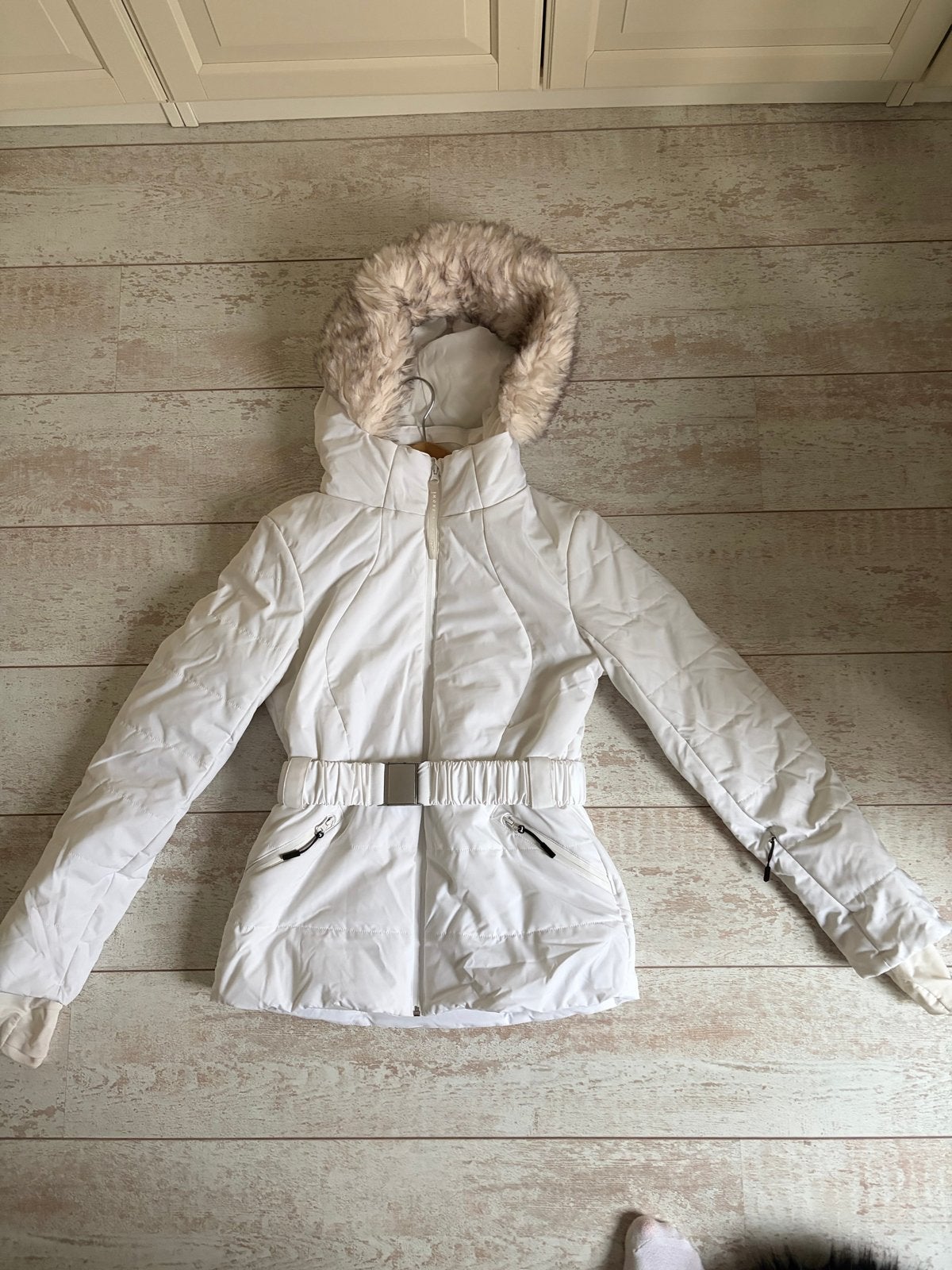 ASOS 4505 Ski & Snow gewatteerde jas met bontkraag, Ophalen of Verzenden, Nieuw, Maat 38/40 (M), Jack
