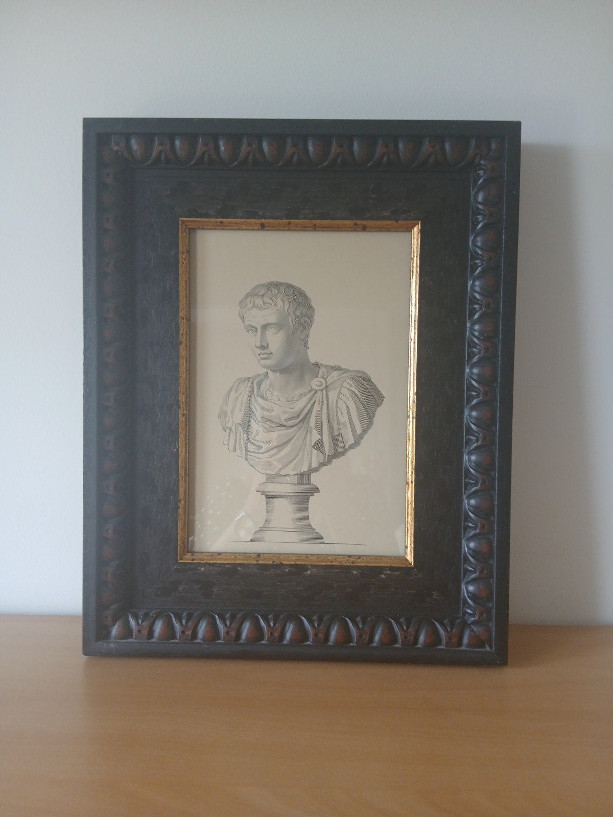 schilderijtje met klassieke lijst, Ophalen, 40 cm, Schilderijlijst, 30 cm