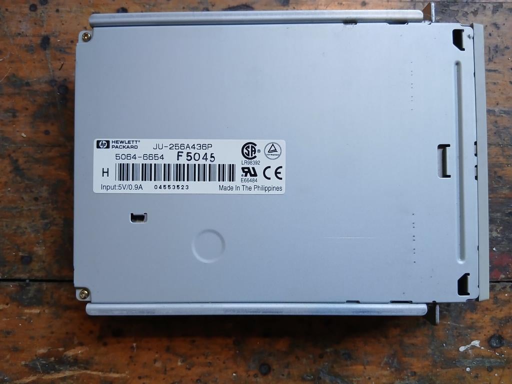 Hewlett Packard JU-256A436P Floppy Drive, Intern, Gebruikt, Onbekend, Ophalen of Verzenden