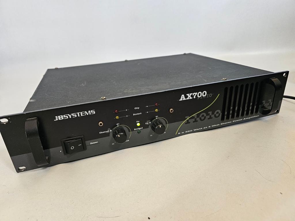 Jbsystems ax700 versterker 2x350w, Ophalen of Verzenden, Gebruikt, 500 tot 1000 watt, P.A.