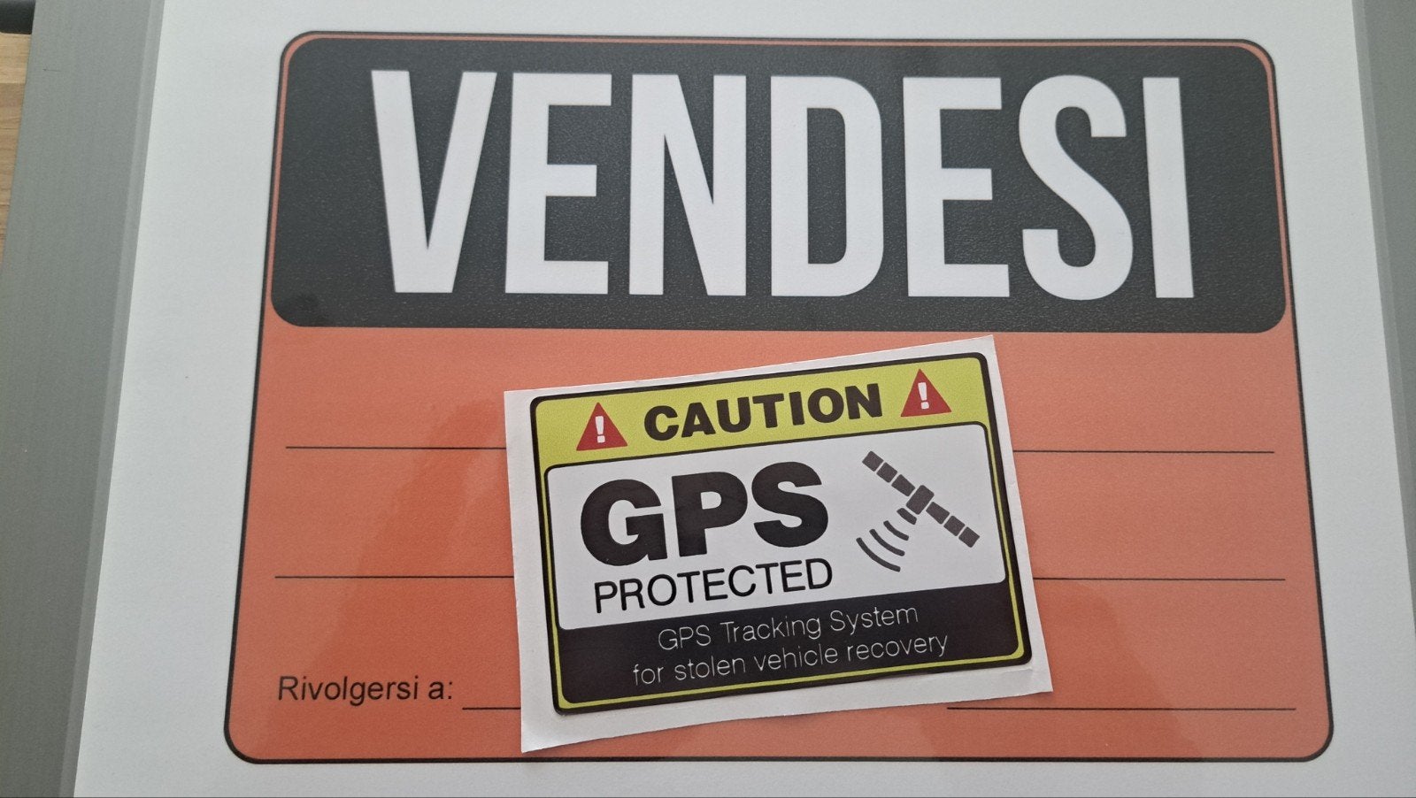 Sticker GPS protected, Auto diversen, Ophalen of Verzenden