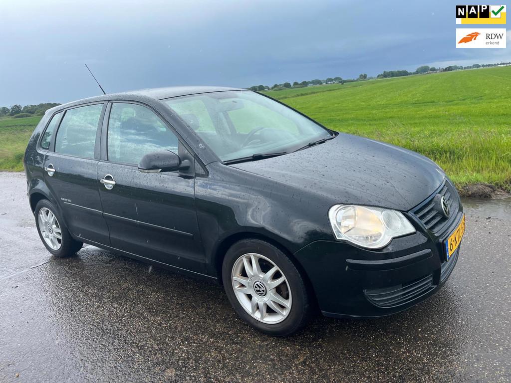Volkswagen Polo 1.2-12V black edition / 5 drs 2008, Voorwielaandrijving, 540 kg, 1198 cc, Zwart