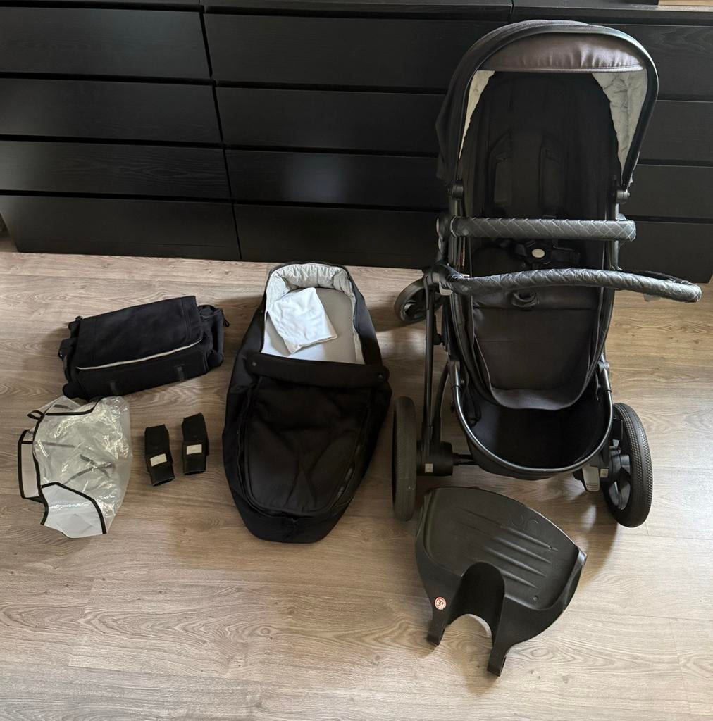 Quinny Geo 2 Black Edition combiwagen, Kinderen en Baby's, Kinderwagens en Combinaties, Ophalen, Quinny, Zo goed als nieuw, Combiwagen