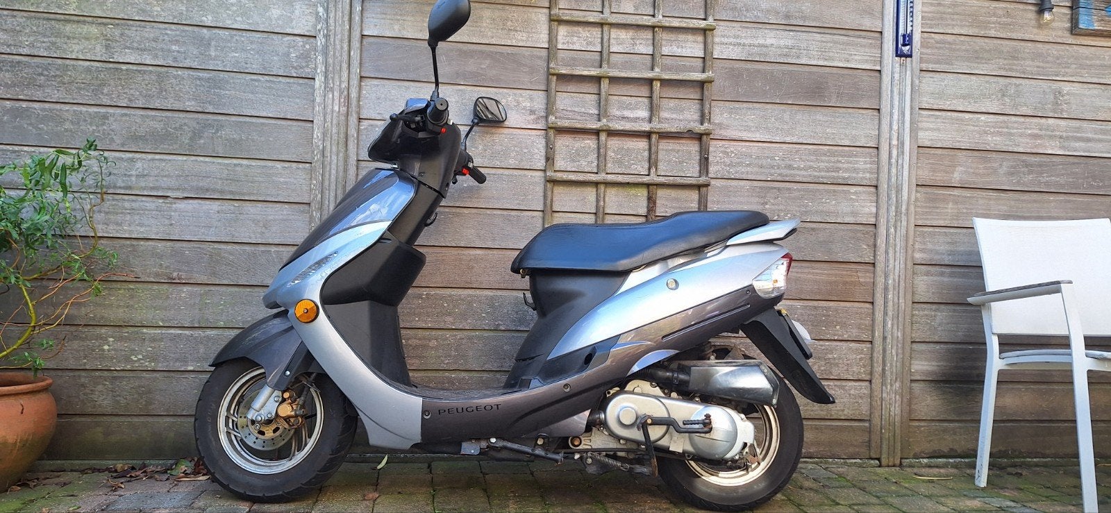 Peugeot V-Clic Scooter uit 2013 blauw kenteken, Fietsen en Brommers, Scooters | Peugeot, Gebruikt, Overige modellen, Ophalen of Verzenden
