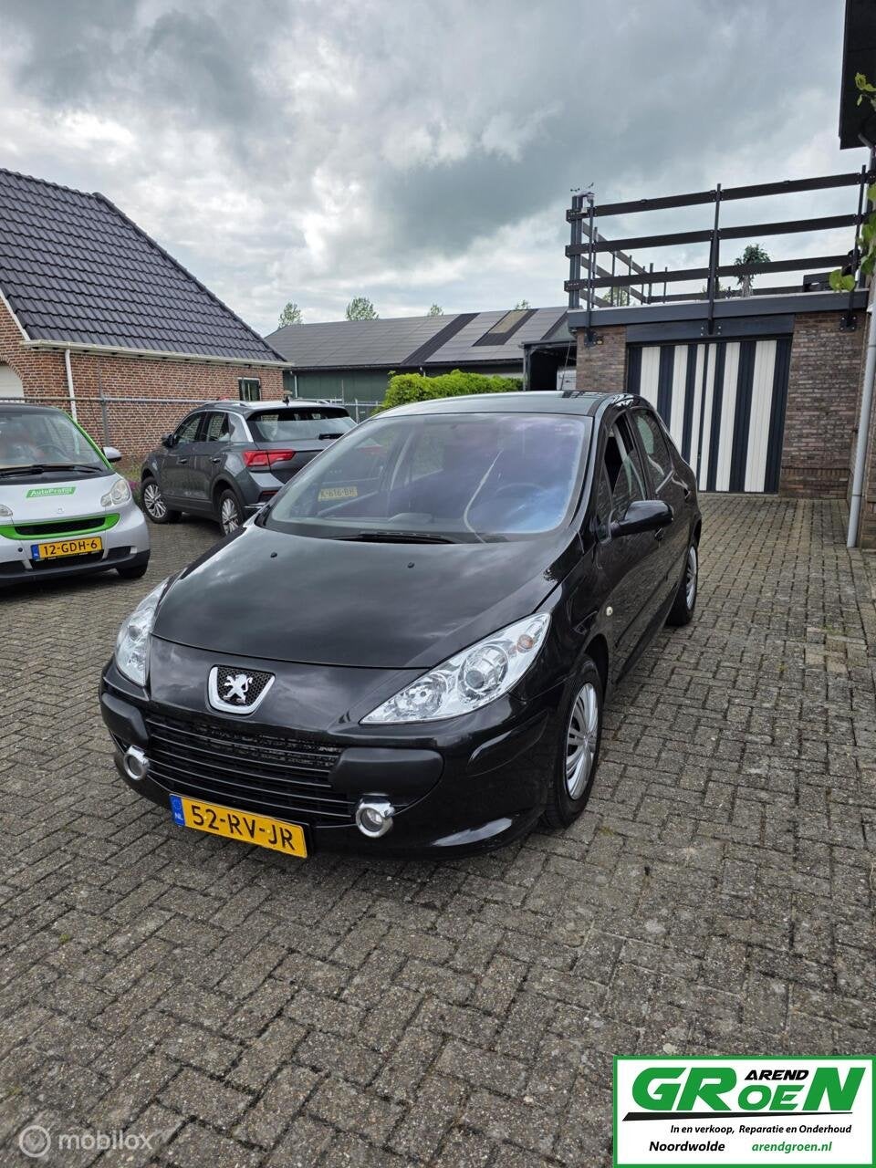 Peugeot 307 1.6-16V XS airco cruise, Voorwielaandrijving, Gebruikt, 635 kg, Zwart