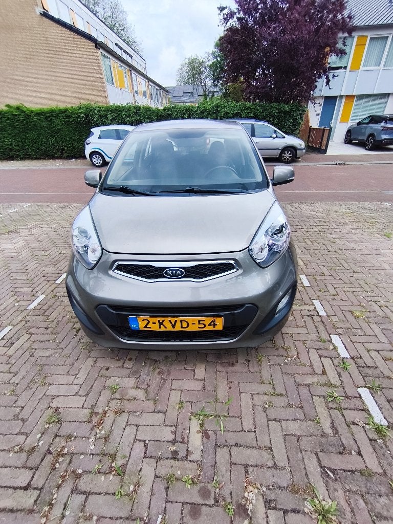 Kia Picanto 1.0 Cvvt 5-DRS 2011 Grijs  Apk 22.07.2027, Auto's, Voorwielaandrijving, 400 kg, 24 km/l, Handgeschakeld