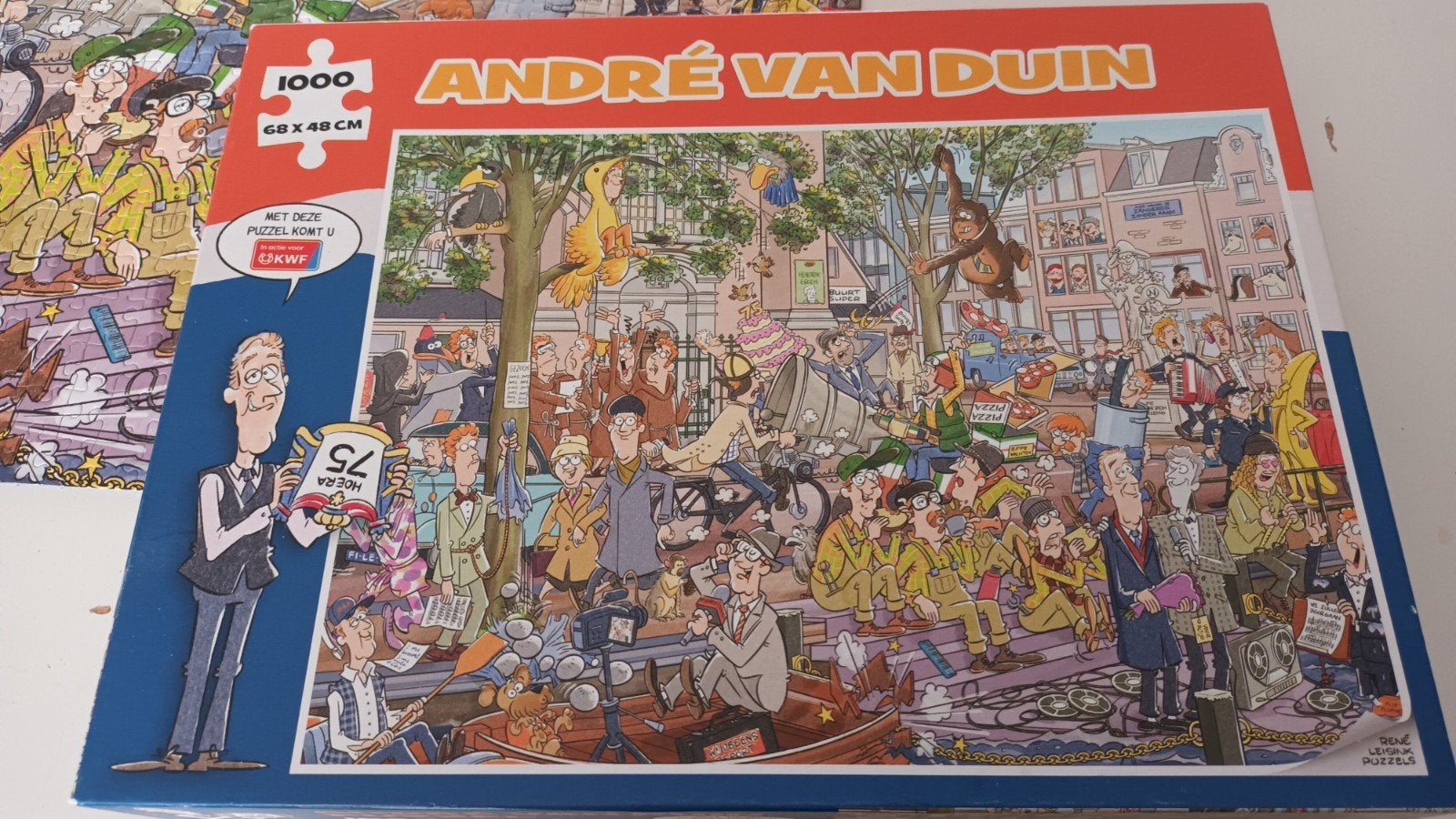 Leuke puzzel  andre van duin, Ophalen, 500 t/m 1500 stukjes, Zo goed als nieuw