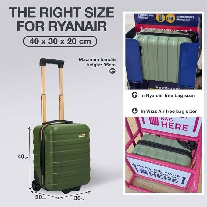 Cabin Luggage Suitcase NIEW in doos, Ophalen, Nieuw, Hard kunststof, Minder dan 50 cm