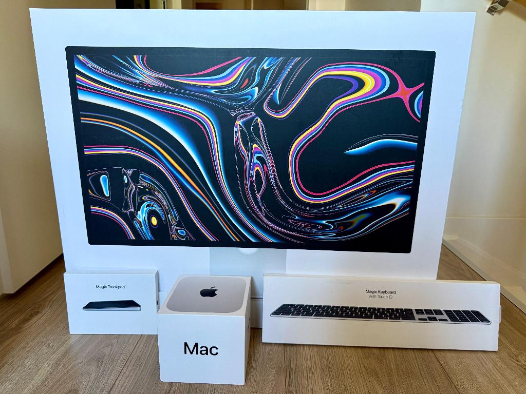 Apple Studio Display 5K + Mac mini M4 + Accessoires, Ophalen, 256 GB, SSD, Zo goed als nieuw
