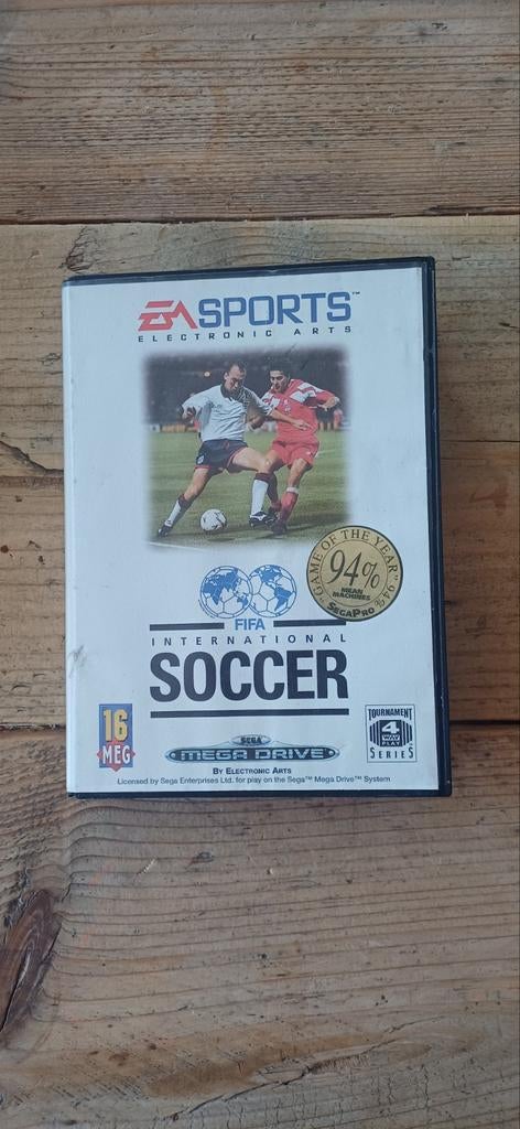 FIFA International Soccer - Sega Mega Drive, Gebruikt, 2 spelers, Ophalen of Verzenden, Vanaf 3 jaar
