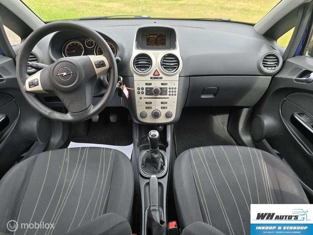 Opel Corsa 1.2-16V Business nette auto!, Auto's, Voorwielaandrijving, Gebruikt, 4 cilinders, Blauw