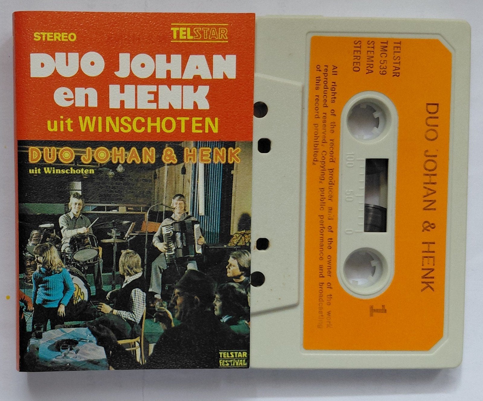TMC  - 539. (Favoriet) Duo Johan en Henk uit Winschoten, Ophalen of Verzenden, Zo goed als nieuw, Nederlandstalig, 1 bandje